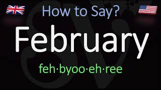 How to pronounce February CORRECTLY [upl. by Ekrub584]