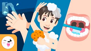 Hygiene Habits for Kids  Compilation  Handwashing Personal Hygiene and Tooth Brushing [upl. by Skipton839]