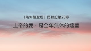 民數記28章陪你讀聖經《上帝的愛，是全年無休的遮蓋》 [upl. by Herschel]