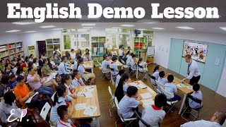 English Demo Lesson with commentary [upl. by Cherilyn276]