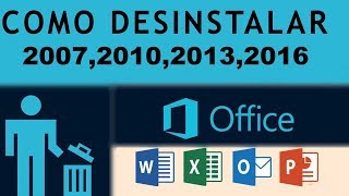 Como Desinstalar Office Desde Raiz Que No Queden Registros cualquier version [upl. by Aivatnwahs]