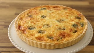 Spinach and cheese Quiche Recipe [upl. by Hnaht264]