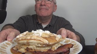 ASMR Making and Eating Banana Pancakes Whispering [upl. by Skier]