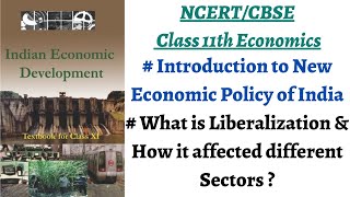 P1 New Economic Policy  Why amp How What is Liberalization  NCERT Class 11 Economics Chapter 3 [upl. by Nylirrehs20]