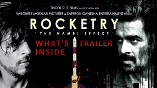 ROCKETRY  Trailer Review  R Madhavan  Shahrukh Khan  Simran  Nambi Narayanan [upl. by Ros]