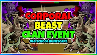 OSRS  Corporeal Beast Mass With The Clan   WE GET AN ITEM [upl. by Ahdar]