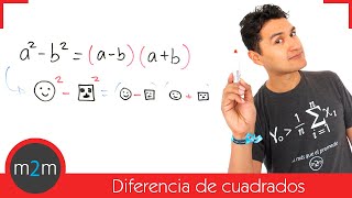 Factorización diferencia de cuadrados [upl. by Zackariah828]