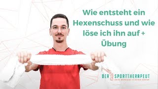 Hexenschuss Sofortentlastung mit einer einfachen Übung und Erklärung zur Entstehung [upl. by Kirt]