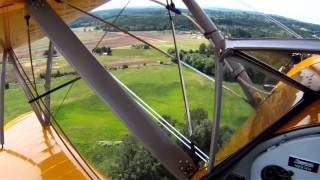 Flying Boeing Stearman Biplane [upl. by Annahsad]