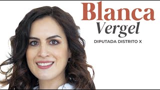 BLANCA VERGEL  Diputada Distrito X [upl. by Rubina313]