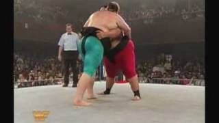 Yokozuna vs Earthquake Sumo pt 2 [upl. by Jordans]