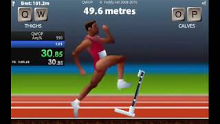 QWOP speedrun 5956 [upl. by Pachton]