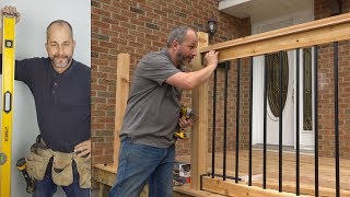 How To Build Deck Railings [upl. by Novled]