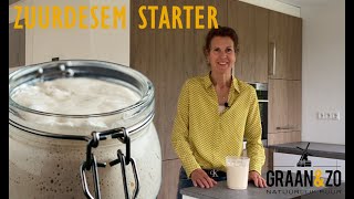 Zelf een zuurdesem starter maken [upl. by Nelon]