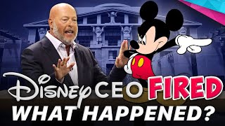 BOB CHAPEK FIRED AS DISNEY CEO  What Happened  Disney News Explained [upl. by Chen]