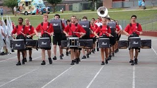 Tate High School Drumline Cadence  Marching in to Parent Preview [upl. by Charron373]