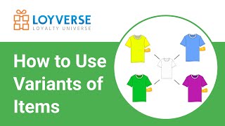 How to Use Variants of Items in Loyverse POS [upl. by Ahsen649]