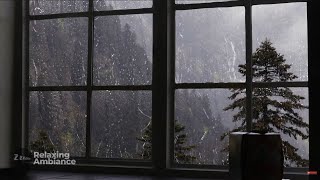 Rain Sound On Window with Thunder SoundsㅣHeavy Rain for Sleep Study and Relaxation Meditation [upl. by Curley637]