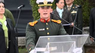 Decalogo del Gendarme acto de aniversario de la Gendarmería Nacional Argentina 28072016 [upl. by Aserehtairam676]