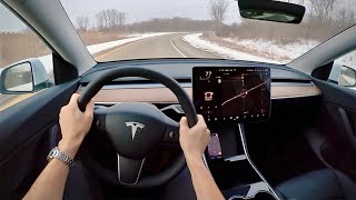 2021 Tesla Model Y Standard Range RWD  POV First Impressions [upl. by Neidhardt772]