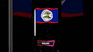 BELIZE  National flag [upl. by Lahcear]