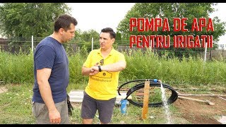 casabuhnici  Am instalat pompa de apă pentru irigații [upl. by Flight]