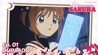 Ep 01  quotSakura e o Misterioso Livro Mágicoquot  Cardcaptor Sakura Dublado SakuraNoNAISU [upl. by Winer]