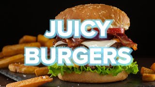 9 Juicy Homemade Burger Recipes • Tasty [upl. by Norrej]