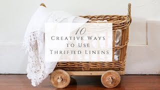 10 Creative Ways to Use Vintage Linens [upl. by Ojela]