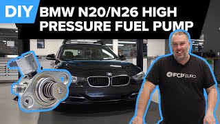 BMW High Pressure Fuel Pump HPFP Replacement DIY BMW F30  N20N26 Engine [upl. by Denten392]