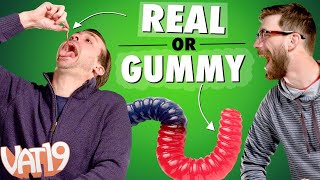 Gummy Worms Vs Real Worms  VAT19 [upl. by Yenffit77]