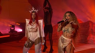 Bebe Rexha  Baby Im Jealous feat Doja Cat Live at the American Music Awards 2020 [upl. by Pettit]