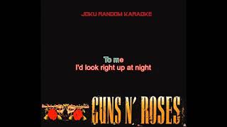 Guns N Roses  So Fine Karaoke [upl. by Lilia601]