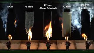 Flammability test Insulation [upl. by Neerom]