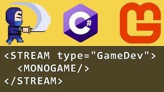 Game Dev TutorialStyle Stream  Simple Platformer in MonoGame C [upl. by Vanny]