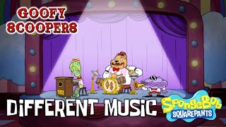 SpongeBob Goofy Scoopers Different Music [upl. by Marya441]