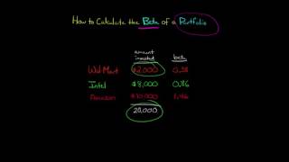 How to Calculate the Beta of a Portfolio [upl. by Ahsuoj]