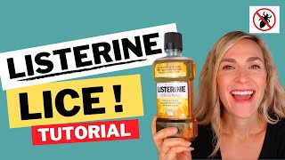 Listerine for Lice Video Tutorial [upl. by Doownil]