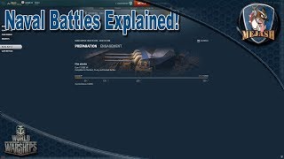 World of Warships Naval Battles explained [upl. by Alcott212]