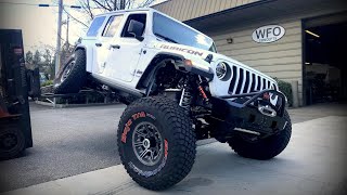 WFOs Jeep JL Custom Long Arm build on 40s for Starwood Motors [upl. by Aiksa]