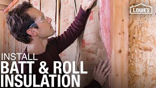 How to Install Batt and Roll Insulation [upl. by Topliffe785]