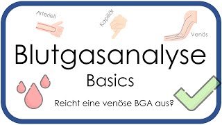 Blutgasanalyse BGA Basics  Überblick arteriell venös kapillär  Teil 1 [upl. by Bobine725]