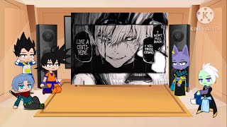 DragonBall react to Ken Kaneki  DBS  Tokyo Ghoul [upl. by Warring]