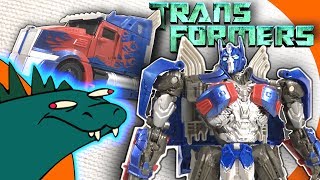 Optimus Prime Transformers The Last Knight Voyager Class Review [upl. by Els82]