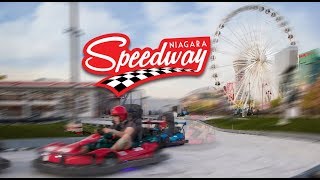 The Niagara Speedway GoKarting on Clifton Hill Niagara Falls Canada [upl. by Alauqahs]