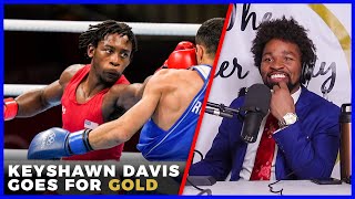 Keyshawn Davis Explains How He Can Beat Cuba’s Andy Cruz To Win Gold at Tokyo 2020 [upl. by Llyrad217]