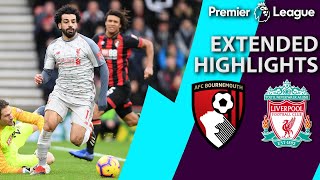 Bournemouth v Liverpool I PREMIER LEAGUE EXTENDED HIGHLIGHTS I 12818 I NBC Sports [upl. by Ahkeber]