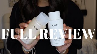 FULL REVIEW Ouai Medium Hair Shampoo  Conditioner [upl. by Hyland]