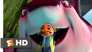 Shark Tale 2004  Gangster Shark Chase Scene 910  Movieclips [upl. by Ahsiekin]