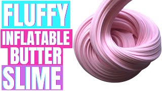 HOW TO MAKE BUTTER SLIME FLUFFY AND INFLATABLE [upl. by Onailerua]